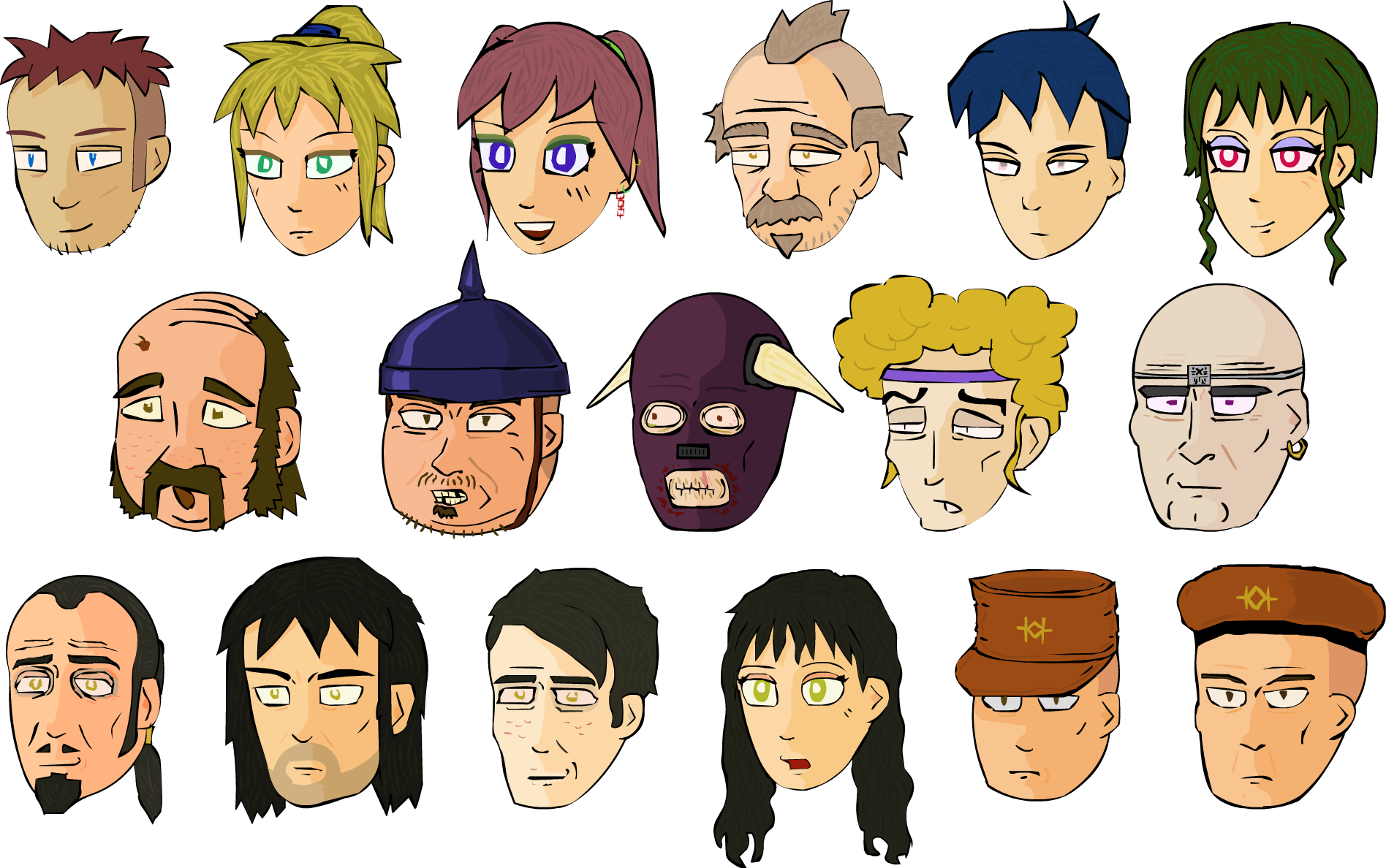 World's End Character Art (2006)