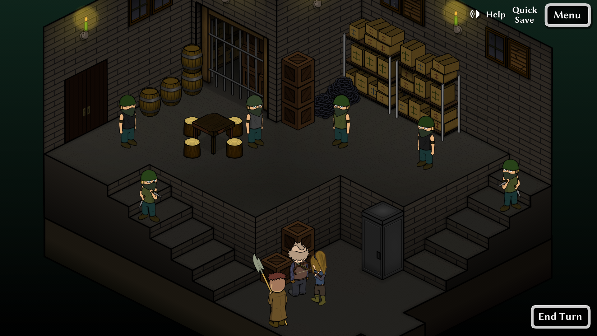 Thieves' Warehouse Battle Example